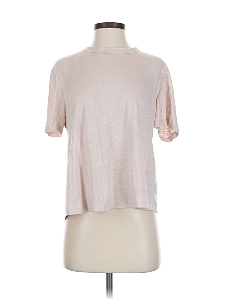 Pre-owned A.l.c Short Sleeve T-shirt In Pink
