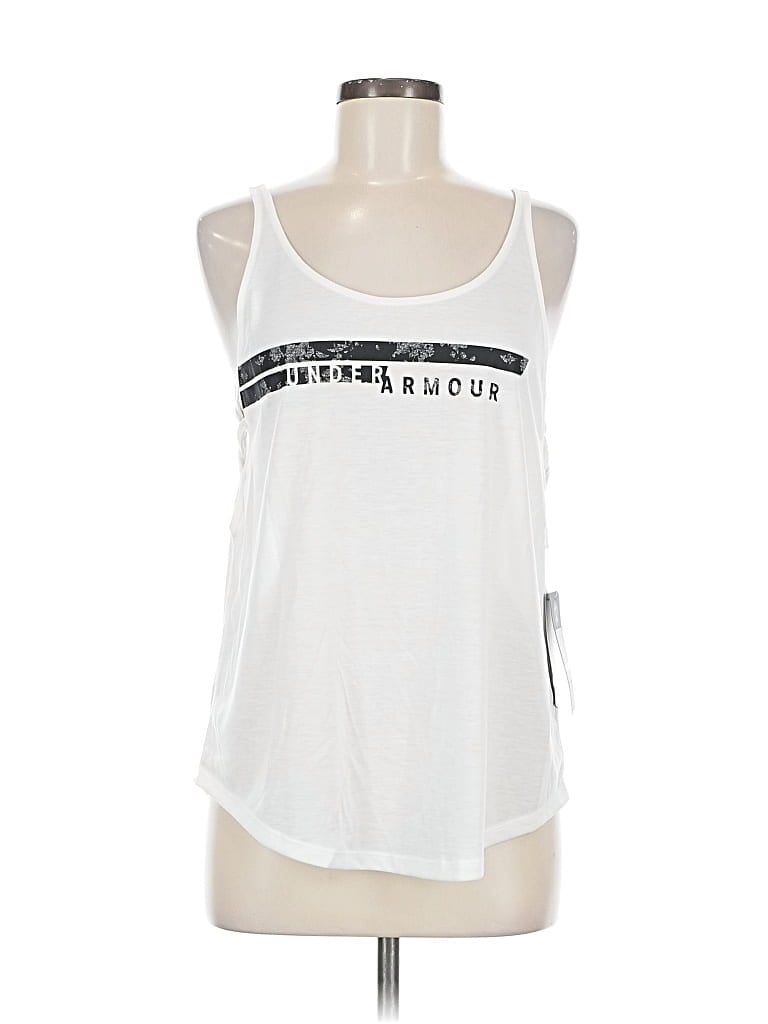 Under Armour Sleeveless Top White Scoop Neck Tops