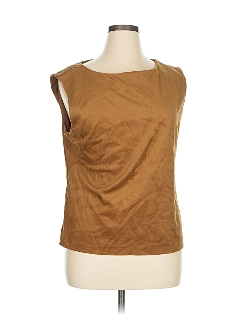 Pre-owned Banana Republic Factory Store Sleeveless Blouse In Brown
