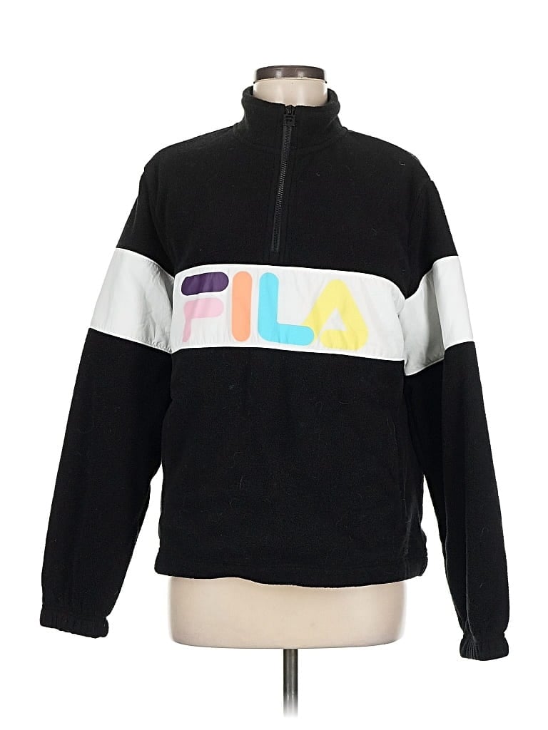 Pre-owned Fila Sweatshirt In Black