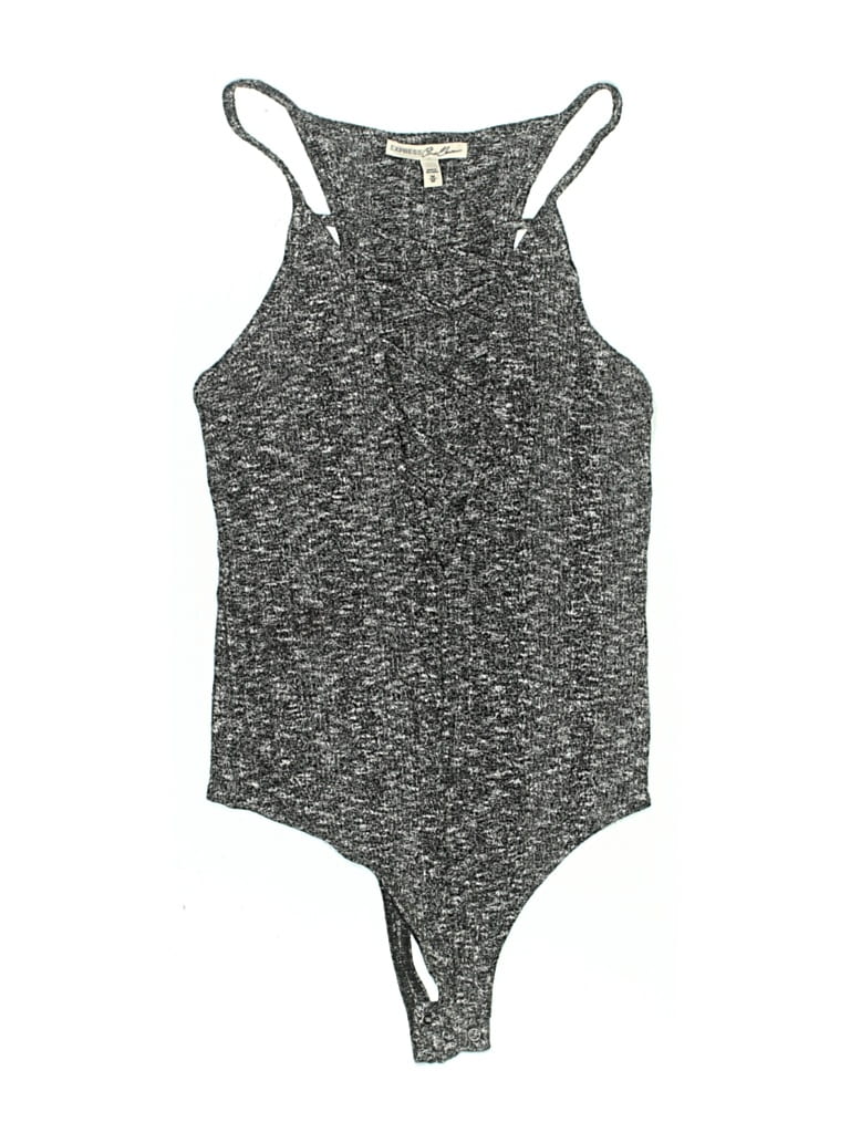 Pre-owned Express One Eleven Bodysuit In Gray