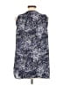 Joe Fresh 100% Polyester Blue Sleeveless Blouse Size L - photo 2