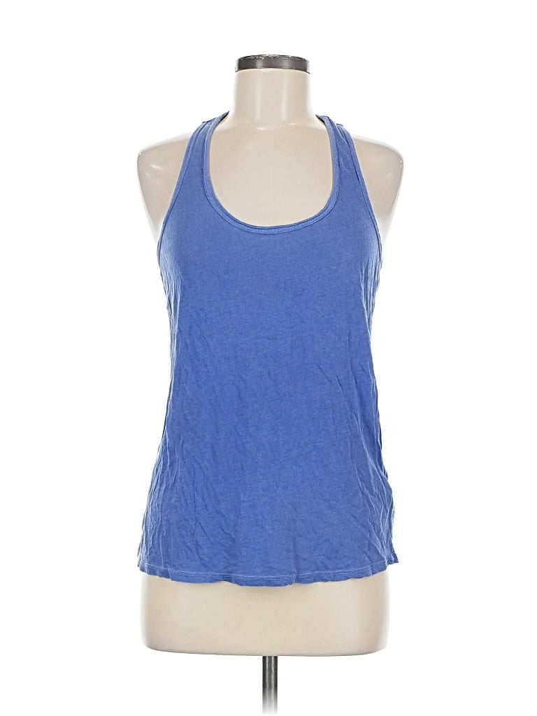 Pre-owned Splendid Tank Top Blue Halter Neckline Tops