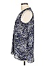 Joe Fresh 100% Polyester Blue Sleeveless Blouse Size L - photo 5