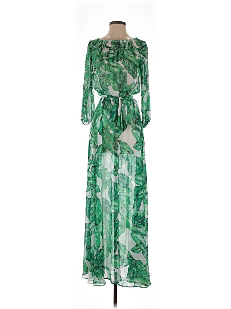 Pre-owned Boston Proper Casual Dress In Green