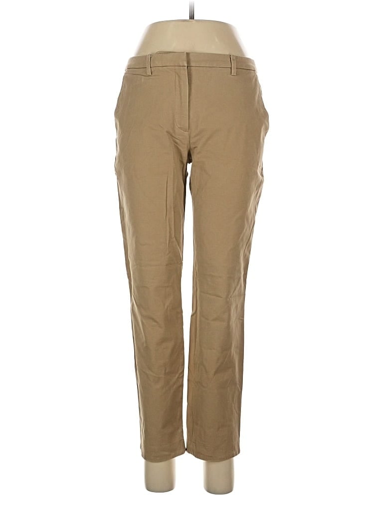 Pre-owned Babaton Khaki Pant In Brown