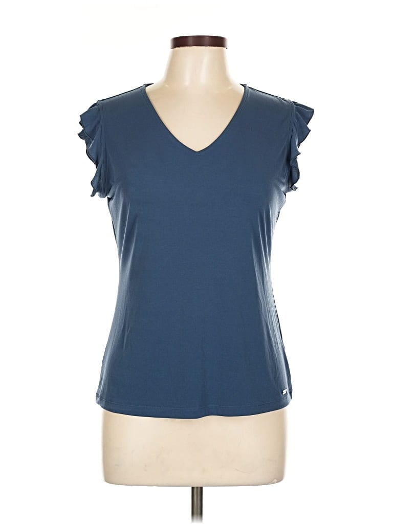 Pre-owned Calvin Klein Sleeveless T-shirt In Blue