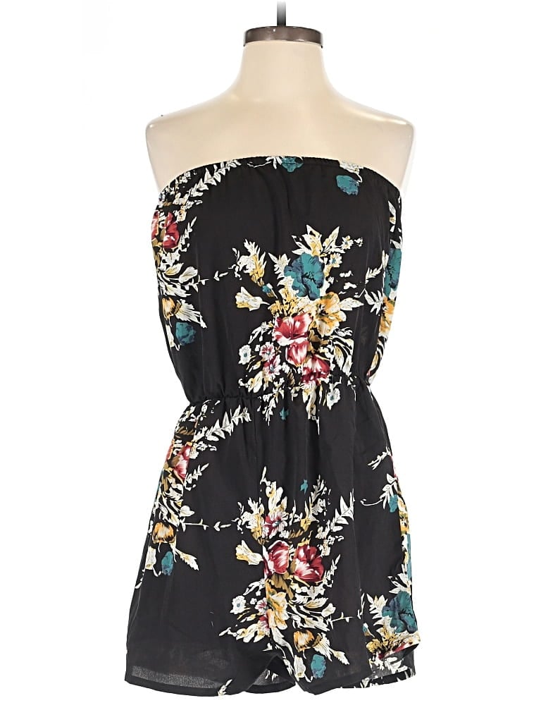 Pre-owned Shein Romper In Black