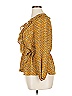 Max Studio Yellow 3/4 Sleeve Blouse Size XL - photo 5