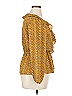 Max Studio Yellow 3/4 Sleeve Blouse Size XL - photo 4
