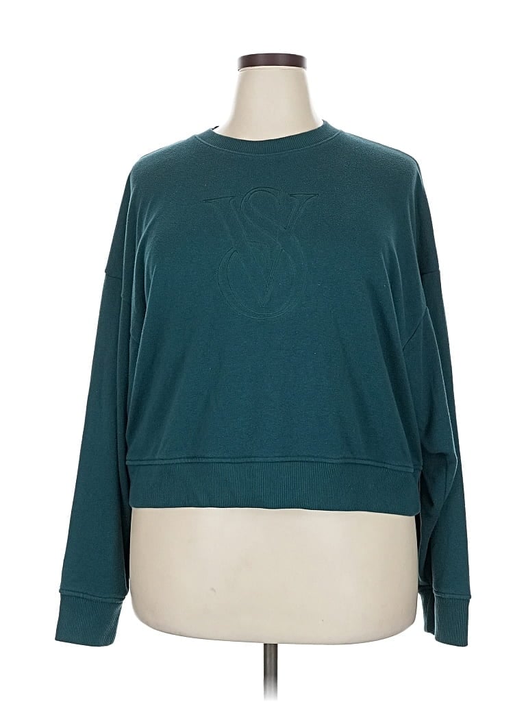 Pre-owned Victoria's Secret Pullover Sweater In Blue