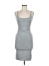 Unbranded Solid Gray Casual Dress Size M - photo 1