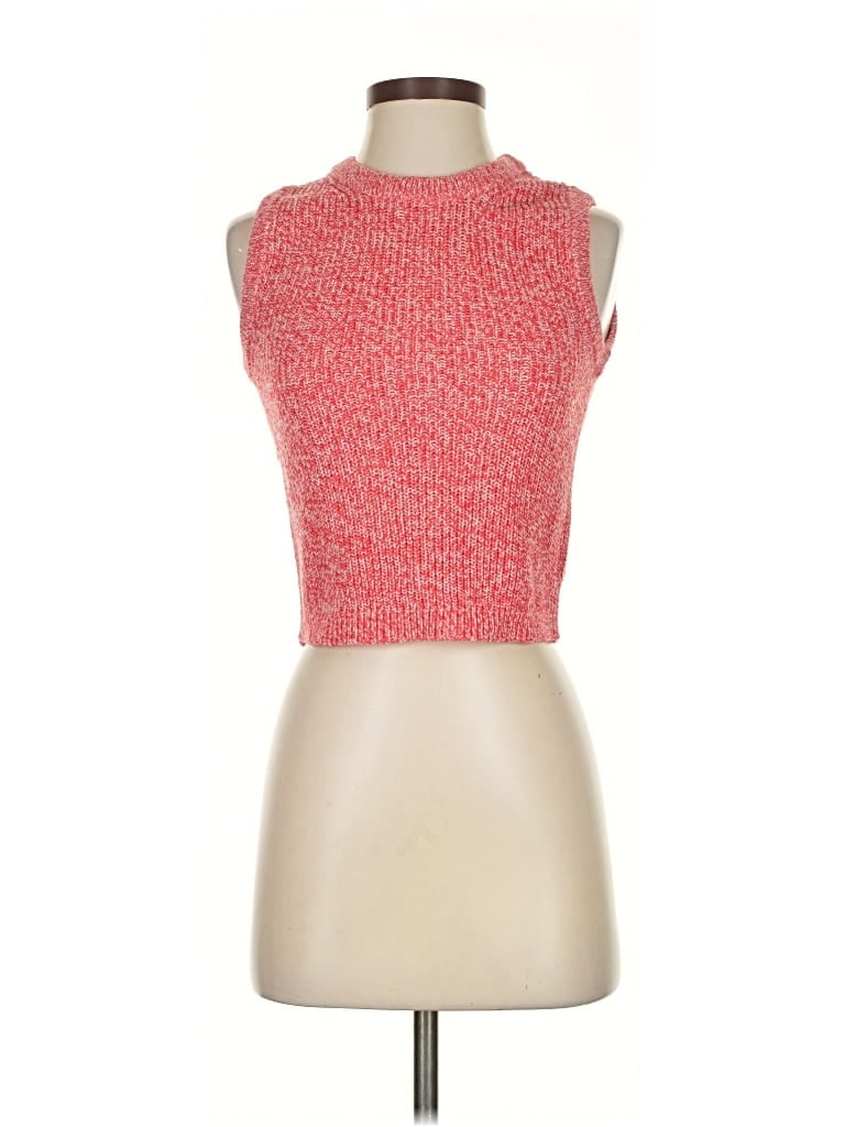 Pre-owned Divided By H&m Sweater Vest In Red