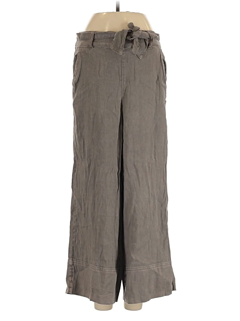 Pre-owned Splendid Linen Pants In Gray