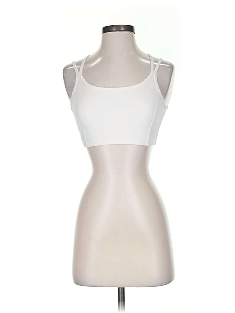 Pre-owned Loveshackfancy Tank Top Ivory Strapless Neckline Tops In White