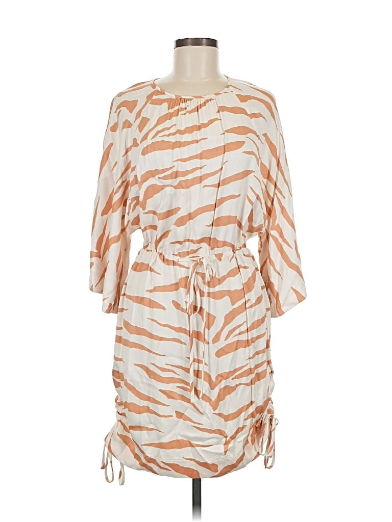 Pre-owned Shona Joy Casual Dress In Brown