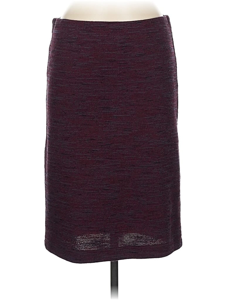 Pre-owned Ann Taylor Loft Casual Skirt In Burgundy