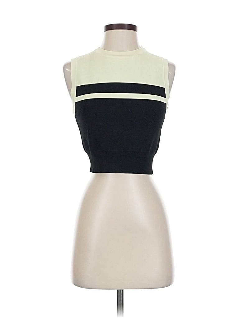 Pre-owned A.l.c Sleeveless Top Green Halter Neckline Tops