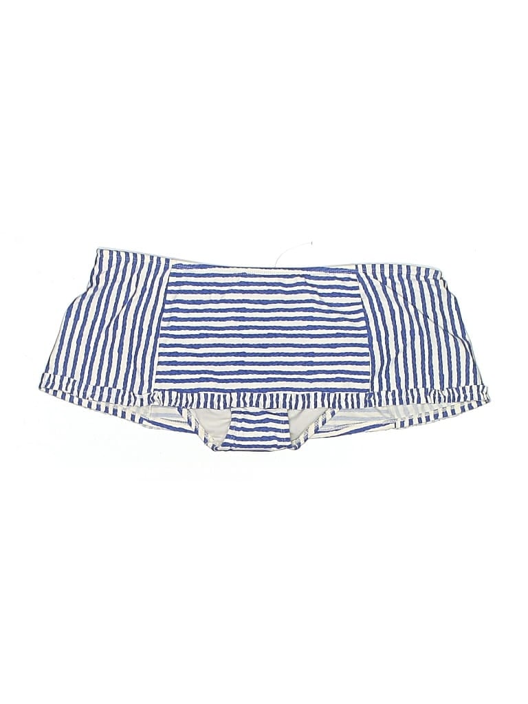 Pre-owned Ann Taylor Loft Swimsuit Bottoms In Blue