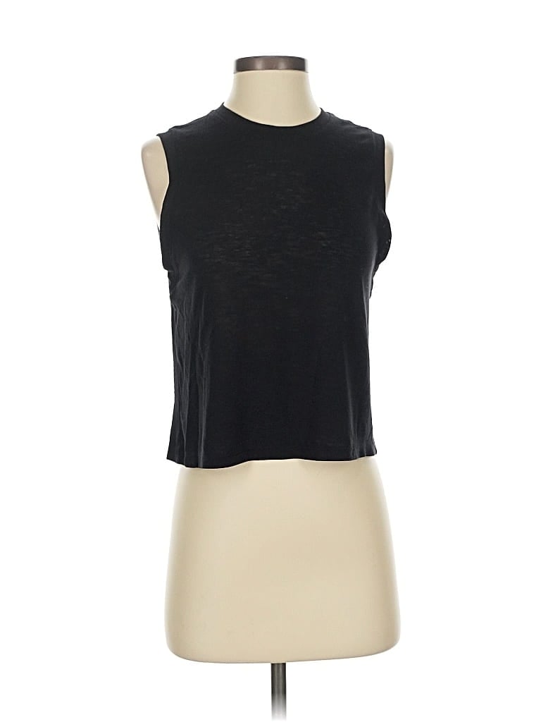 Pre-owned Athleta Sleeveless T-shirt In Black