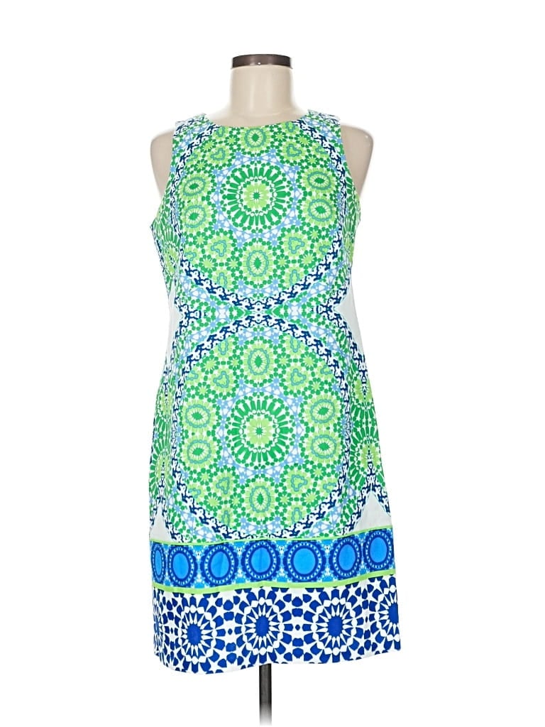 Pre-owned London Times Cocktail Dress In Green