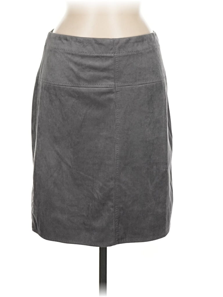 Pre-owned Sophie Max Formal Skirt In Gray