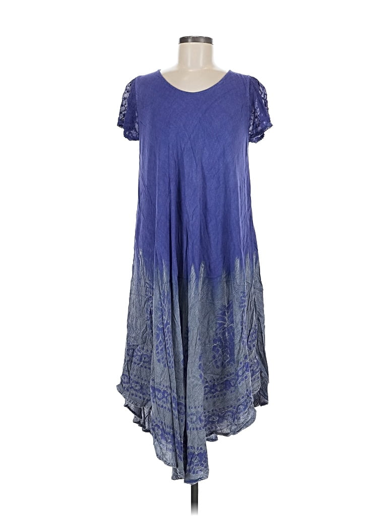 Pre-owned Advance Apparels Casual Dress In Blue