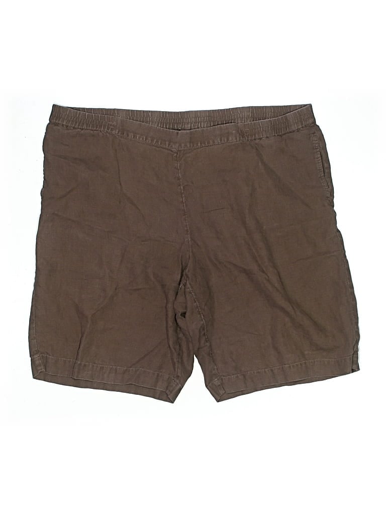 Pre-owned Jjill Khaki Shorts In Brown