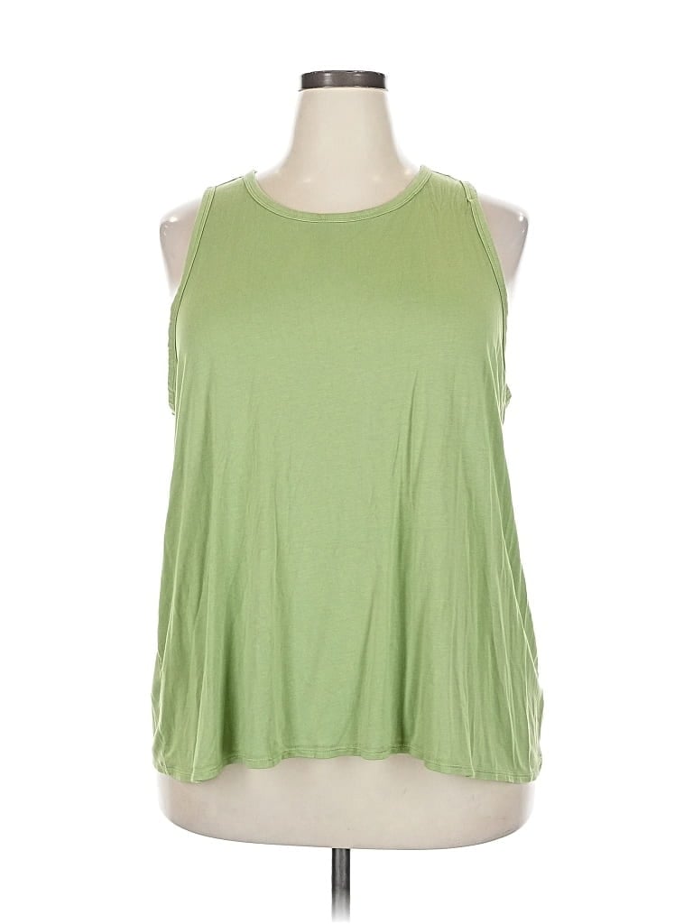 Pre-owned Luxe Sleeveless T-shirt In Green