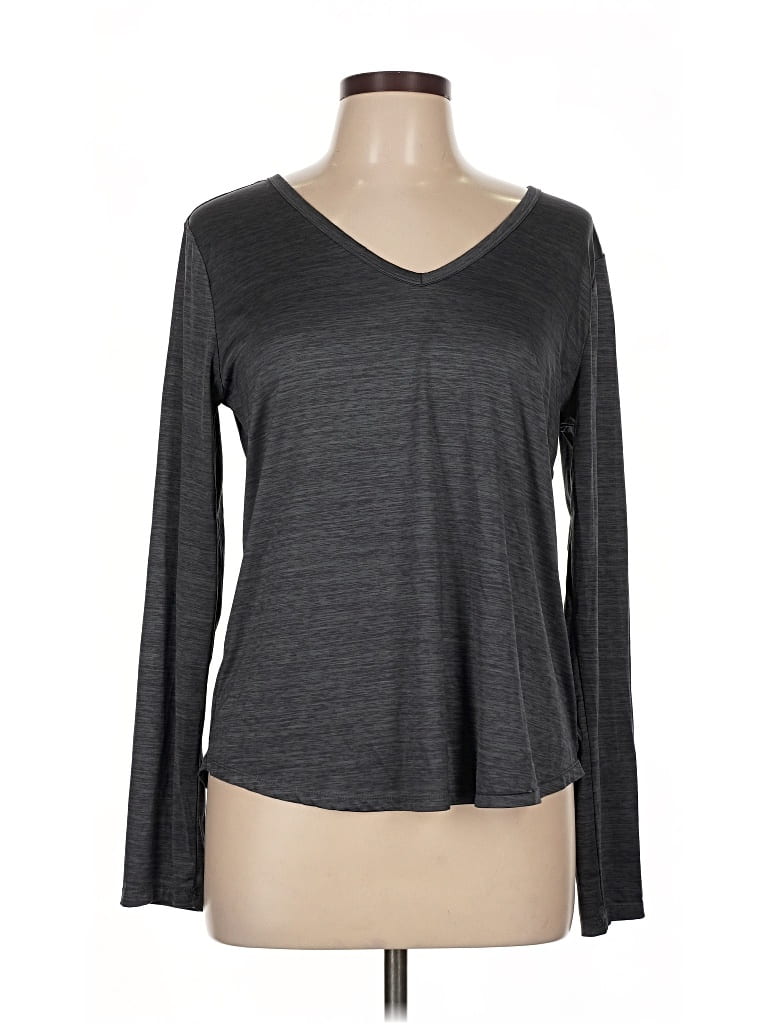 Pre-owned 90 Degree By Reflex Long Sleeve T-shirt In Gray