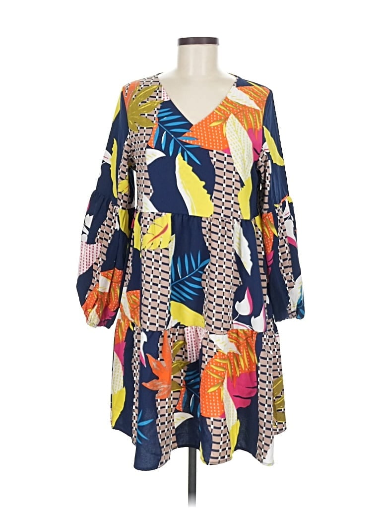 Pre-owned Unbranded Casual Dress In Blue