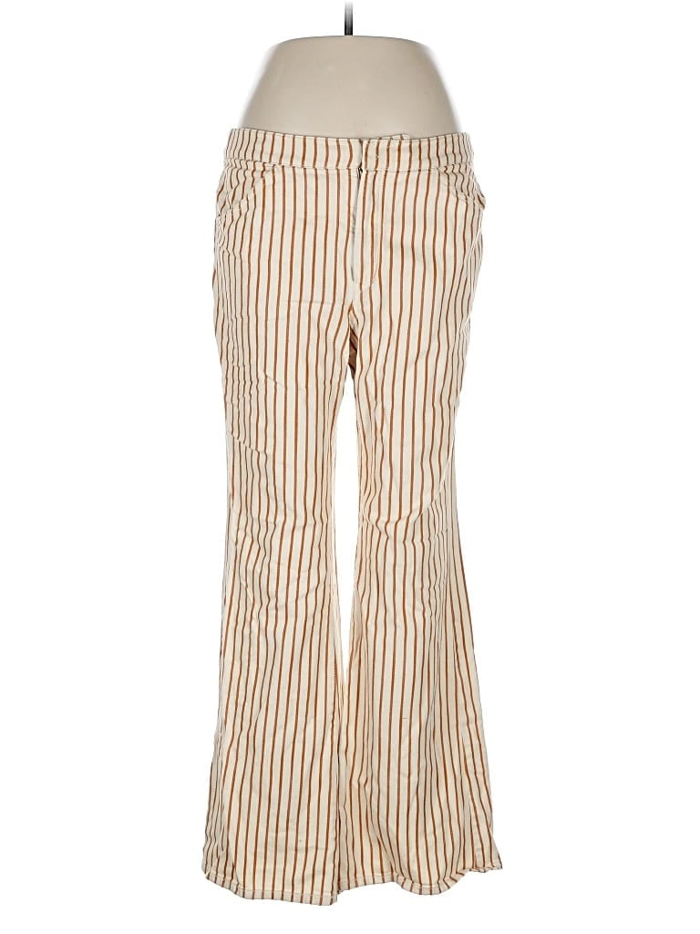 Pre-owned By Anthropologie Casual Pants In Gold