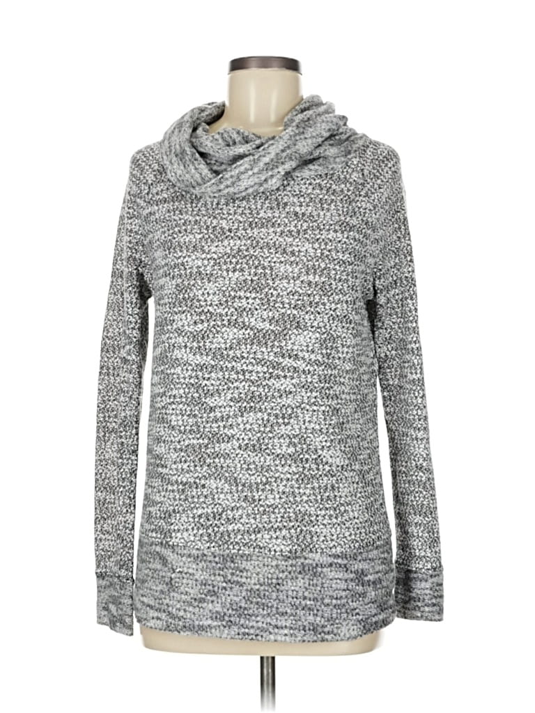 Pre-owned Lou & Grey For Loft Pullover Sweater In Gray