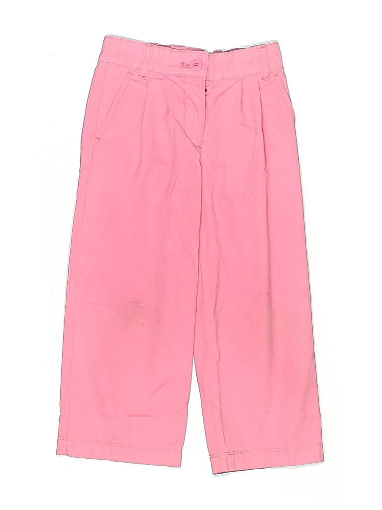 Pre-owned Crewcuts Kids' Casual Pants In Pink