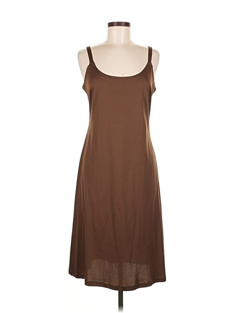 Pre-owned Fashion Bug Casual Dress In Brown