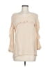 Gap 100% Rayon Ivory 3/4 Sleeve Blouse Size M - photo 1