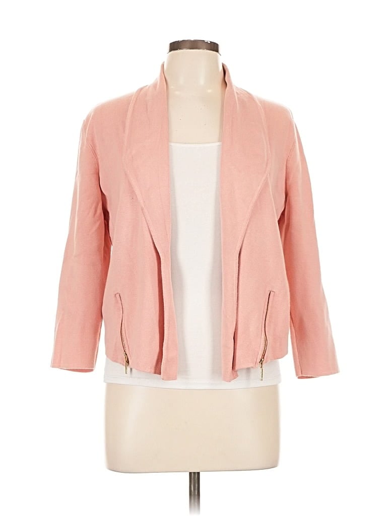 Pre-owned Kasper Cardigan Sweater In Pink