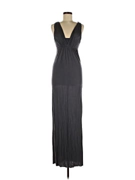 j crew black maxi dress J CREW (XXS) Black Cotton Tiered Maxi Dress with Smocked Bust/Bodice  The  Thrifty Hippy