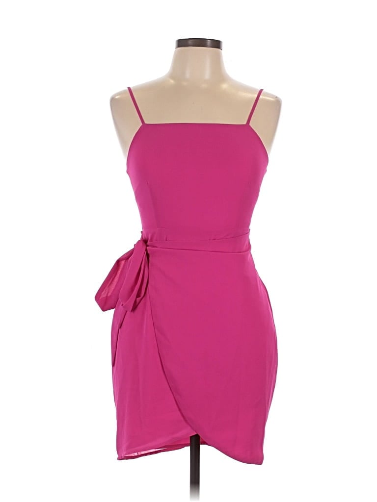 Pre-owned Superdown Sleeveless Top Pink Strapless Neckline Tops
