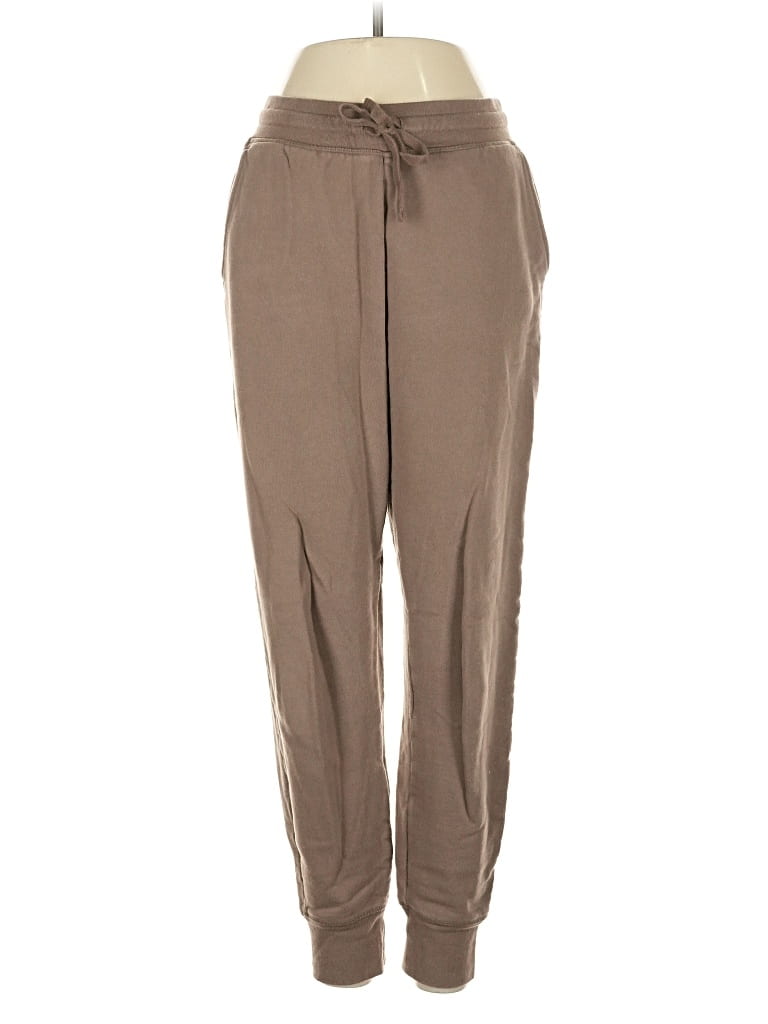 Pre-owned Girlfriend Collective Casual Pants In Brown