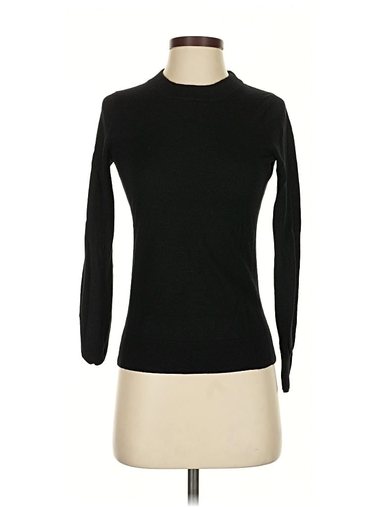 Pre-owned J.crew Factory Store Turtleneck Sweater In Black