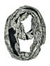 Raj 100% Rayon Gray Blue Scarf One size - photo 1