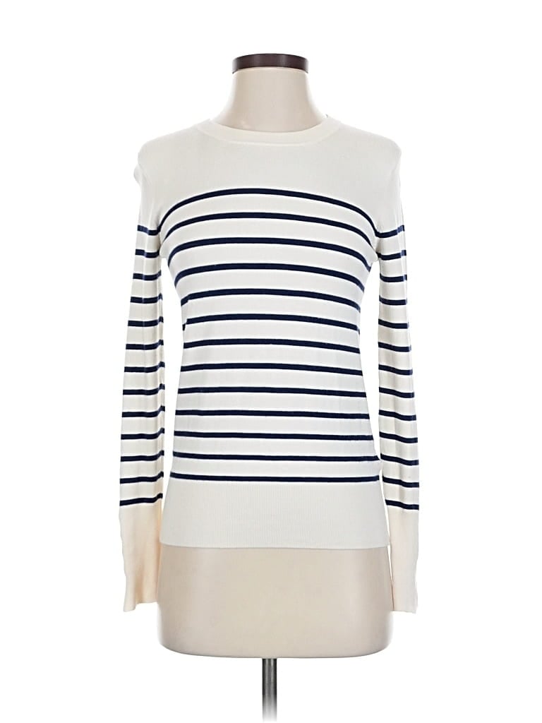 Pre-owned Zara Pullover Sweater In White