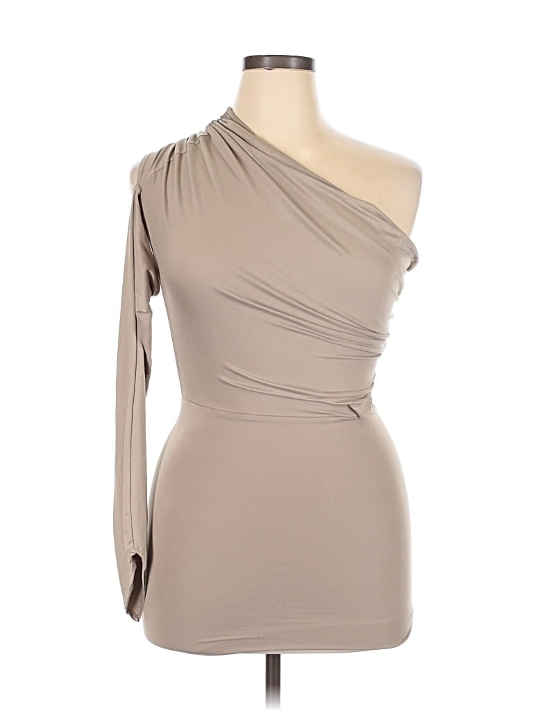 Pre-owned Unbranded Cocktail Dress In Brown