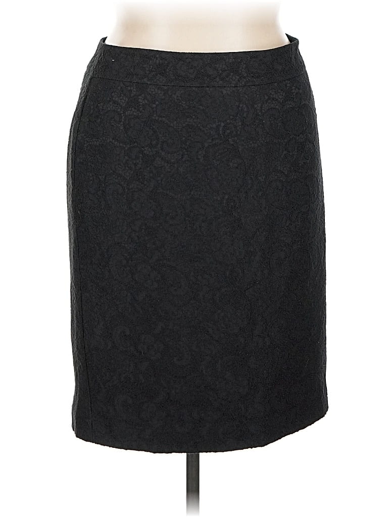 Pre-owned Ann Taylor Factory Formal Skirt In Black