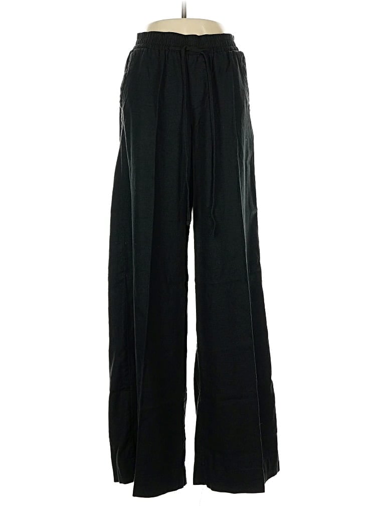 Pre-owned A New Day Linen Pants In Black