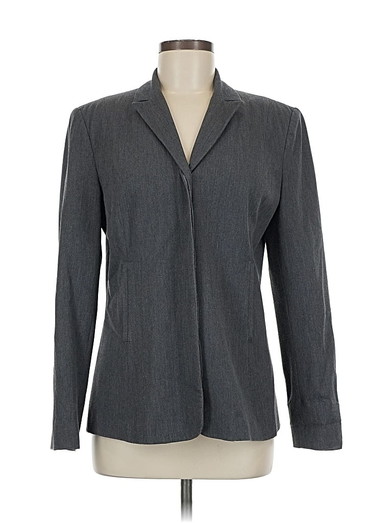 Pre-owned The Limited Blazer Jacket In Gray