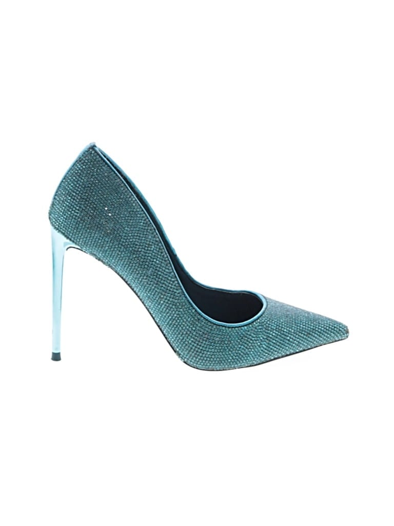 Pre-owned Steve Madden Heels In Blue