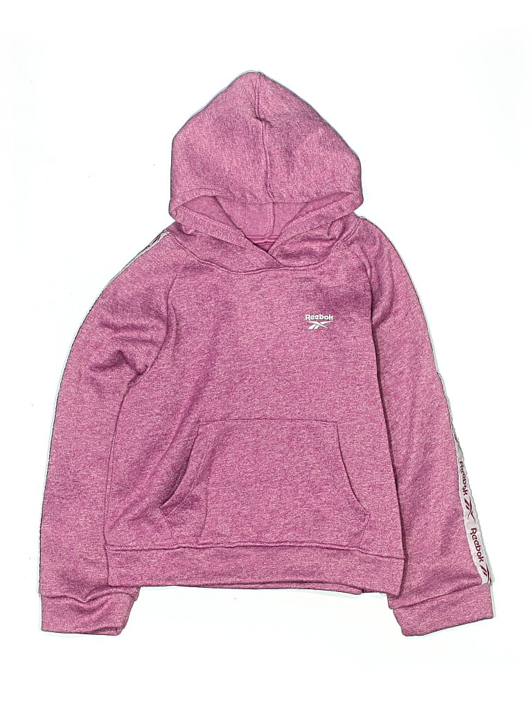 Pre-owned Reebok Kids' Pullover Hoodie In Pink