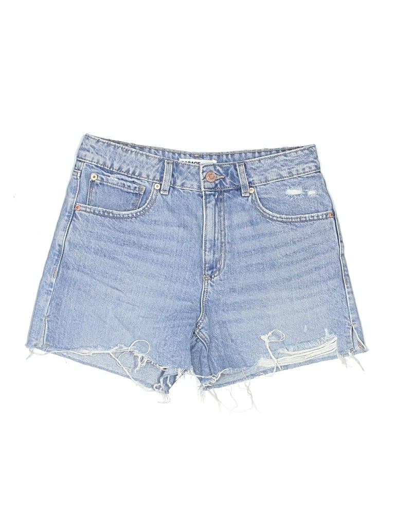 Pre-owned Garage Denim Shorts In Blue